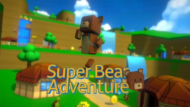 Cara Terbang di Super Bear Adventure 2.