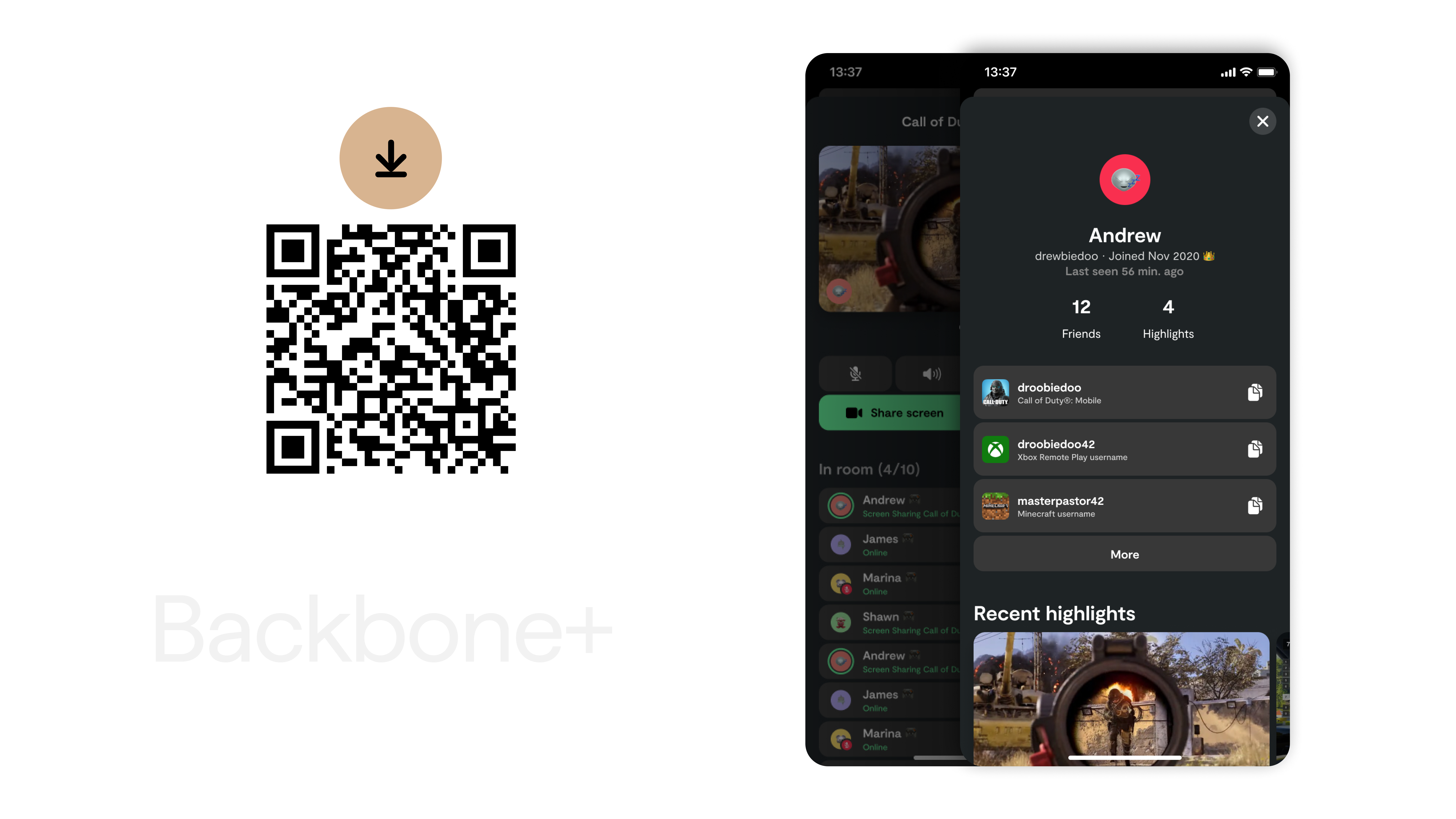 QR kód pro stažení aplikace
